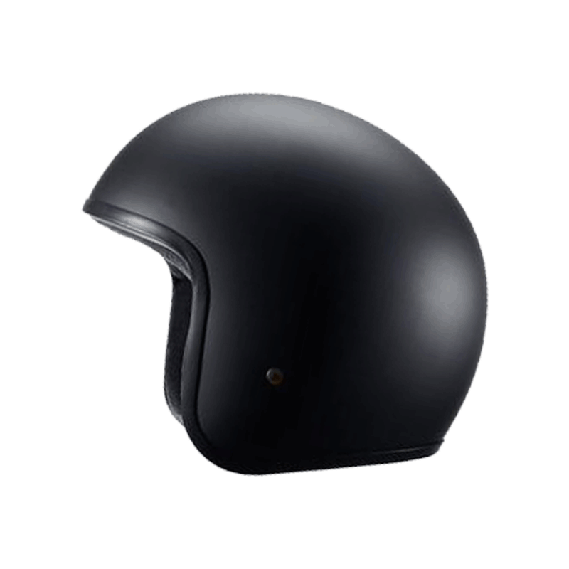 Eldorado open face helmet in Matte Black