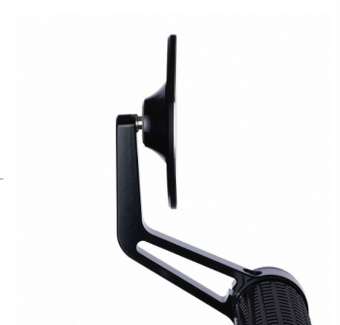 Bar-end rear view mirror for the FONZ NKD, side view